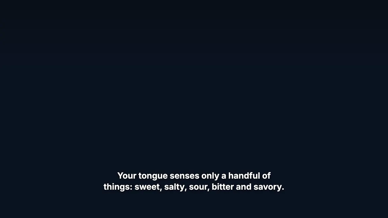 Taste is mostly smell