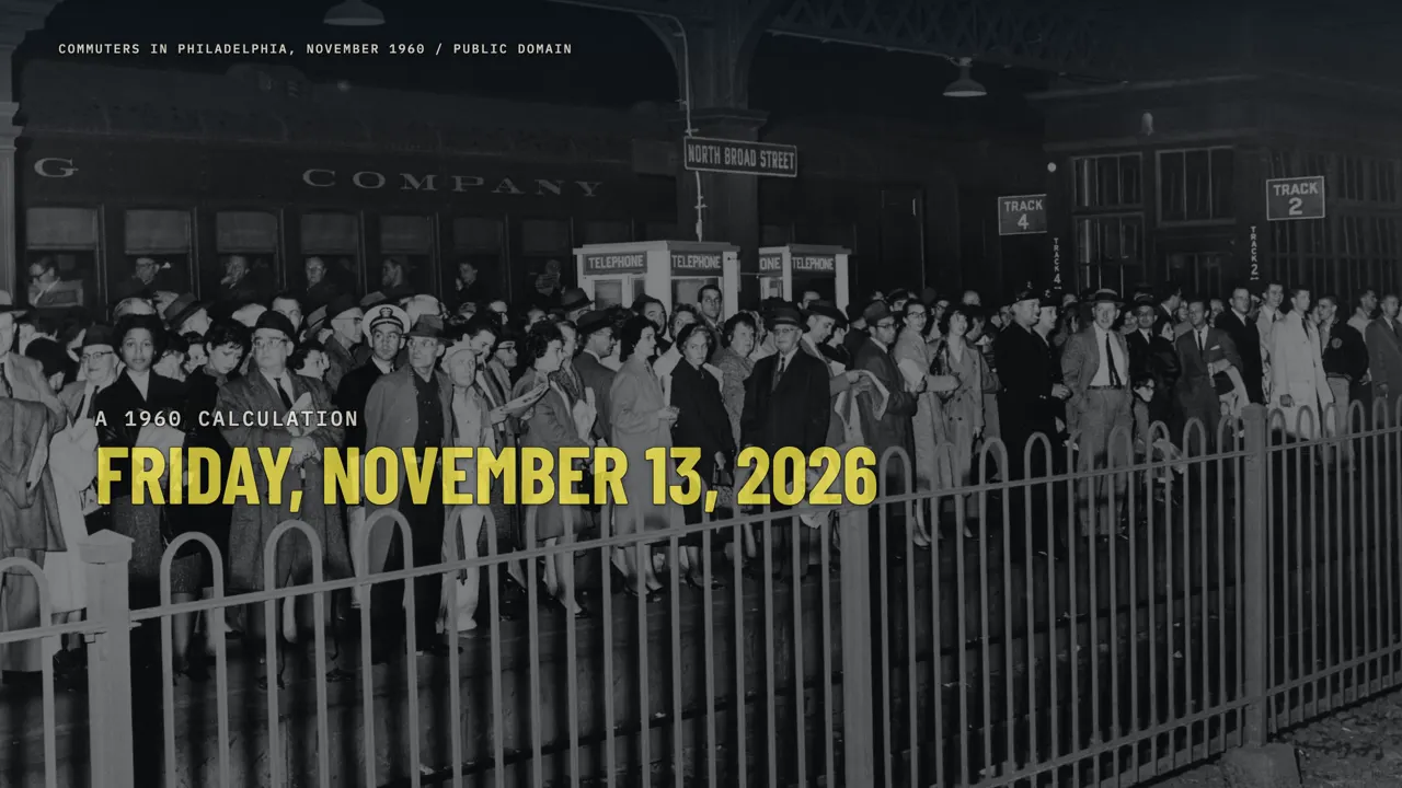 Freitag, 13. November 2026: die Doomsday-Studie von 1960