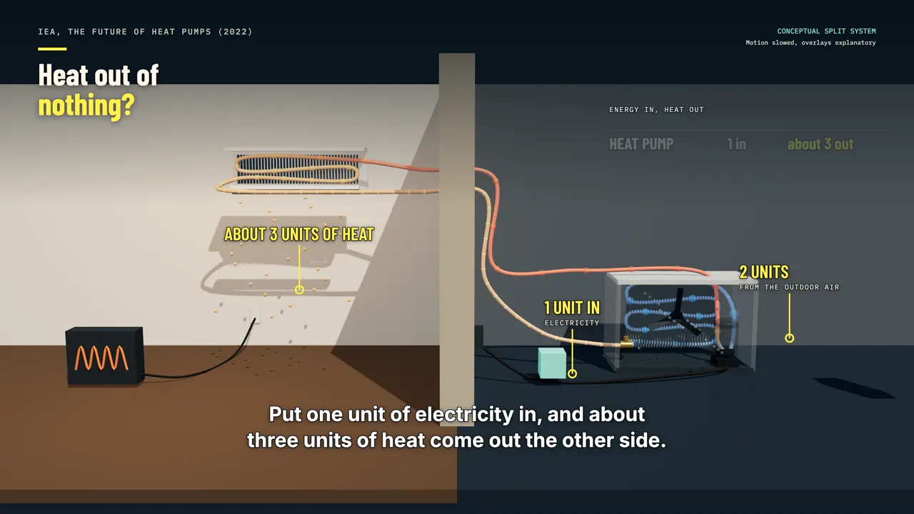 Heat out of nothing?