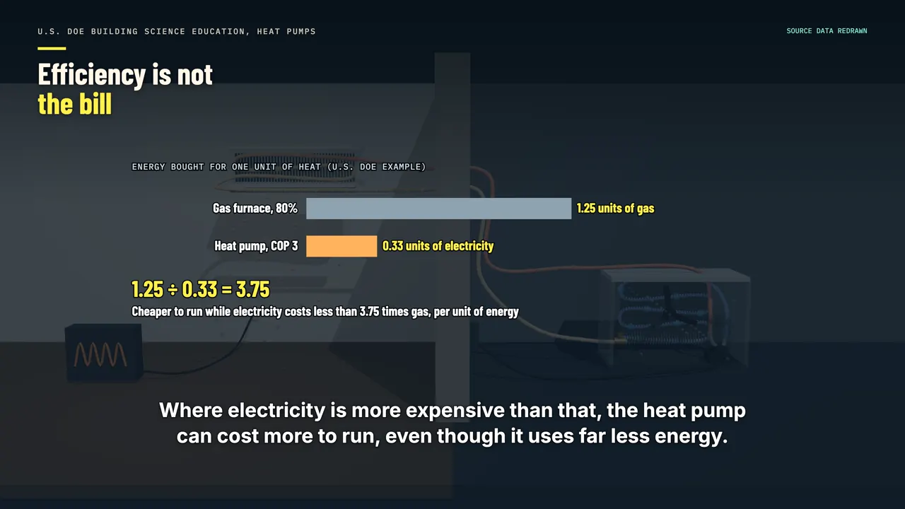 Efficiency is not the bill