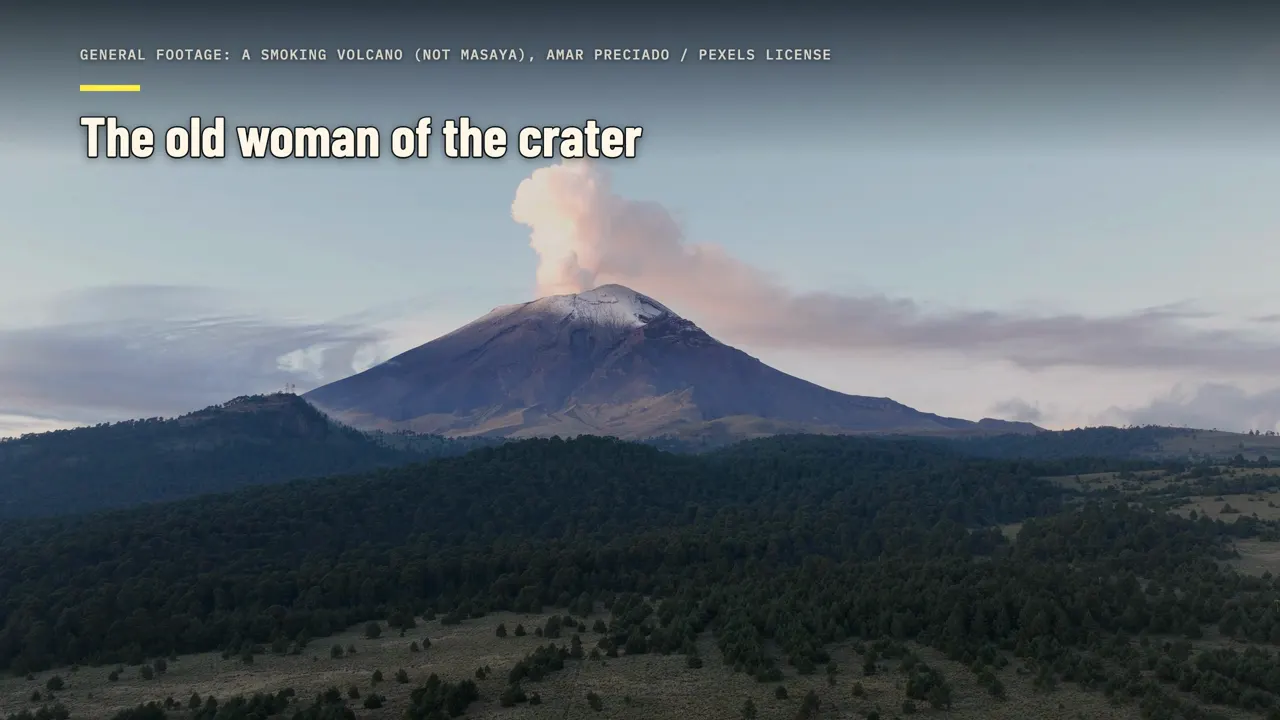 The old woman of the crater
