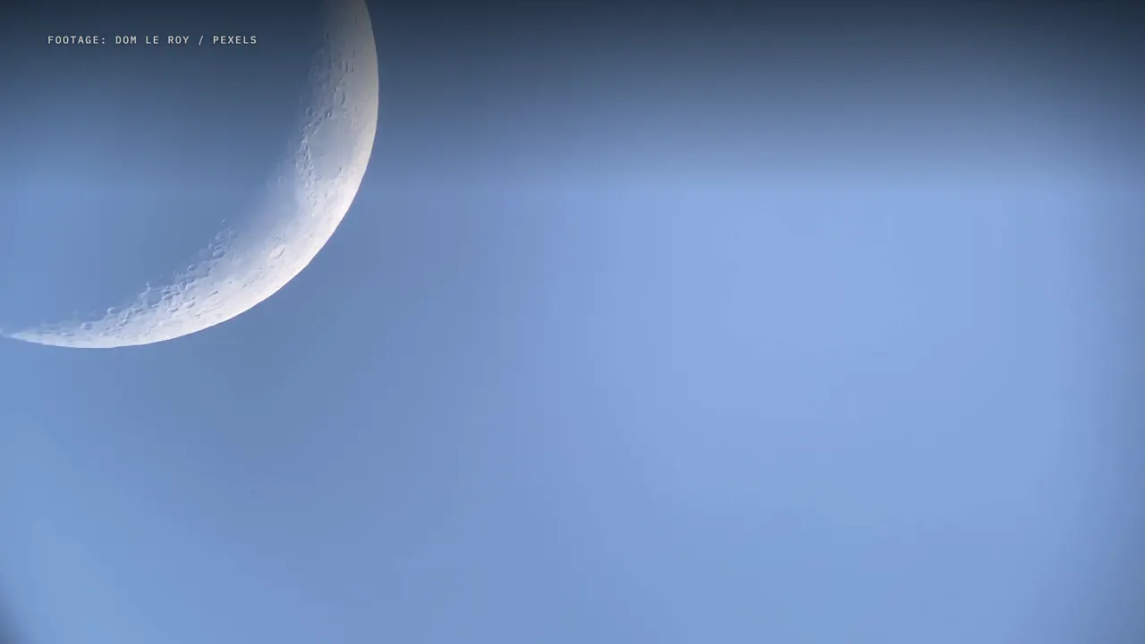 Spiegel auf dem Mond