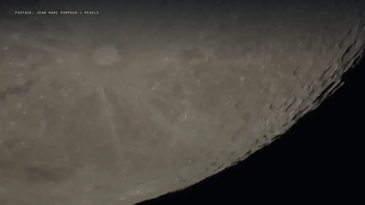 Spiegel auf dem Mond