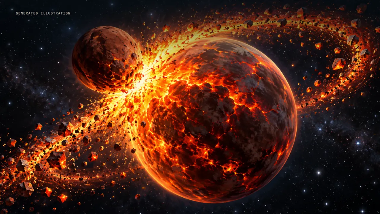 Ein Mond so groß wie eine Faust