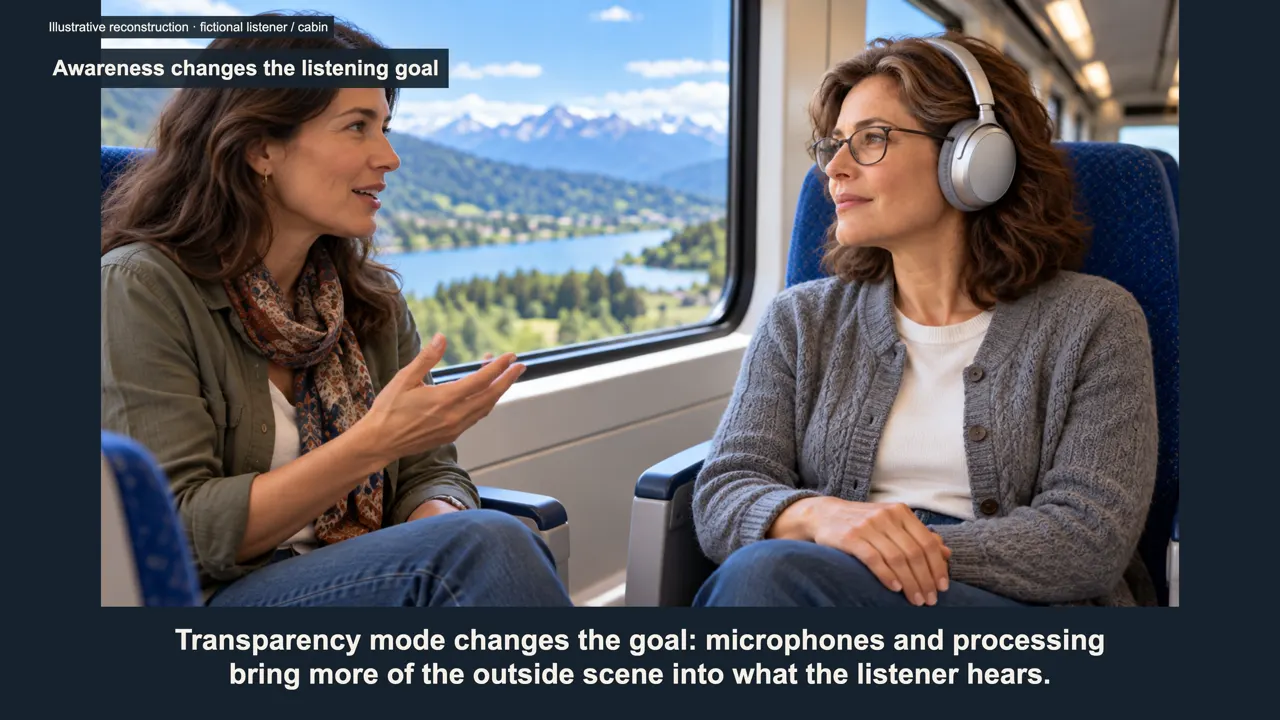 Quiet, music and awareness