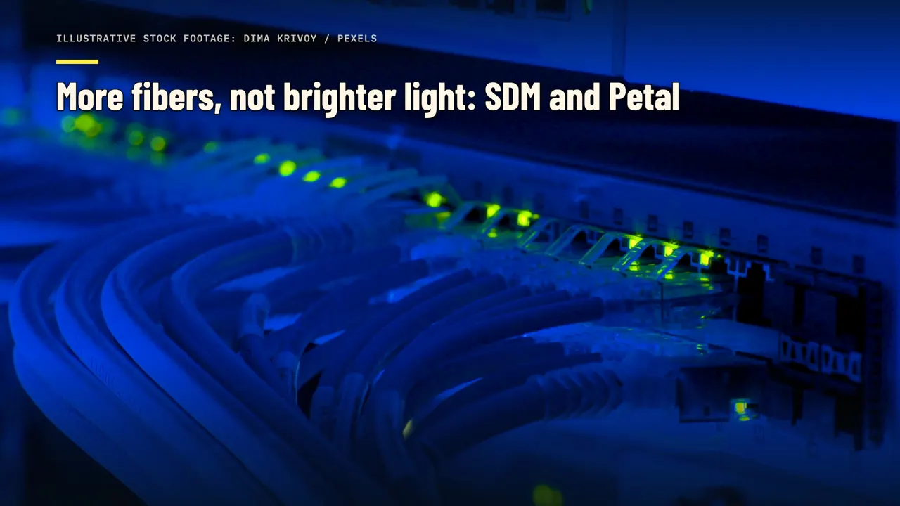 Más fibras, no luz más brillante: SDM y Petal