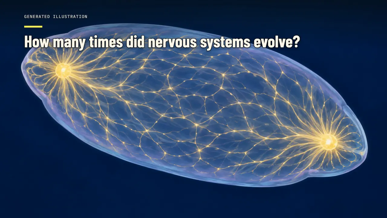 Quantas vezes os sistemas nervosos evoluíram?