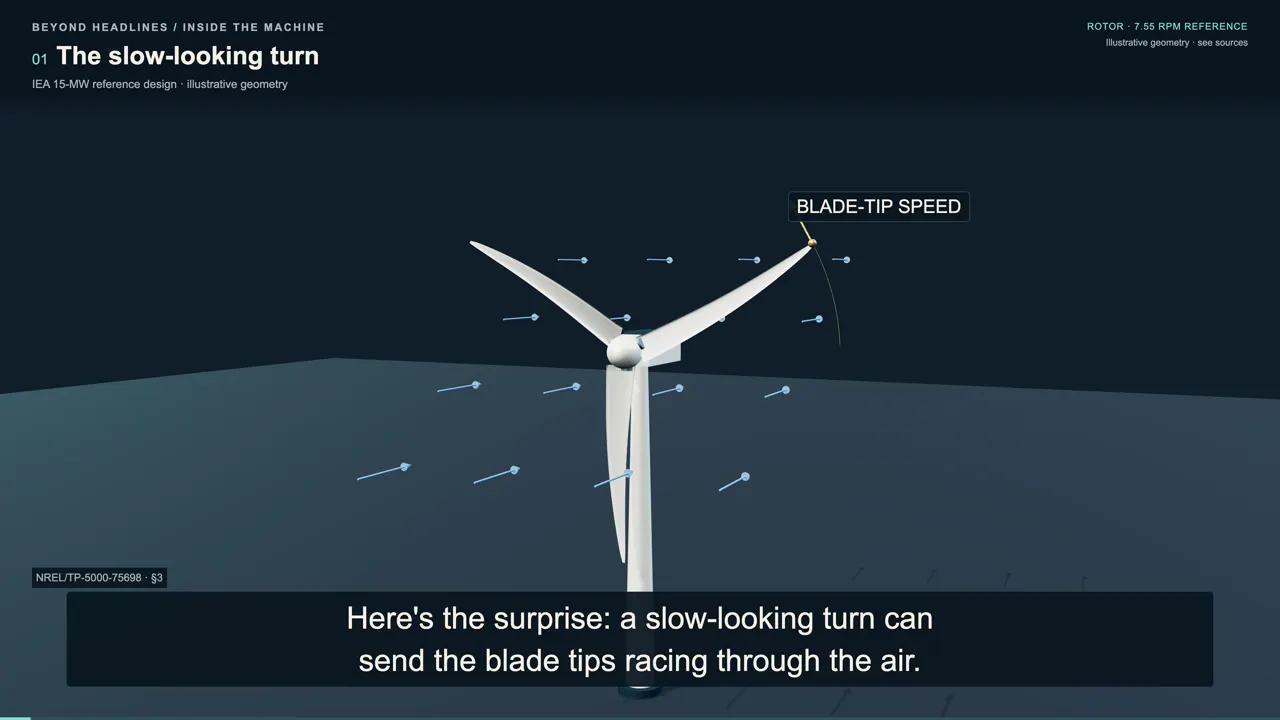 The slow-looking turn